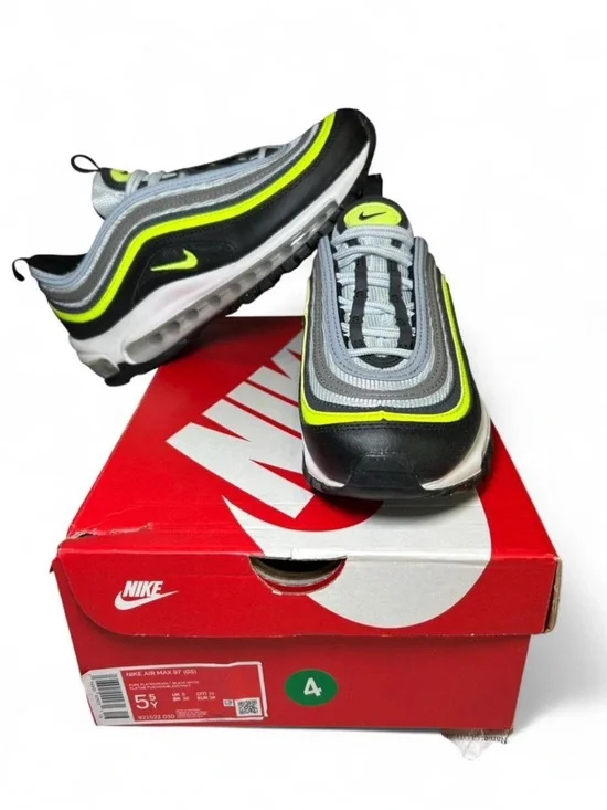Nike Air Max 97 ‘Platinum Black Volt' - Brand New - Picture 1 of 8
